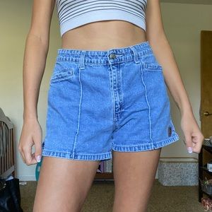 Denim shorts